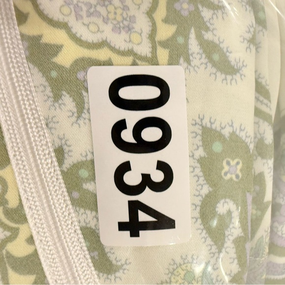 SANDRO PARIS Geraldine Graphic-Print  Mini Dress Sage Green Size FR 38 US6 - Picture 15 of 15